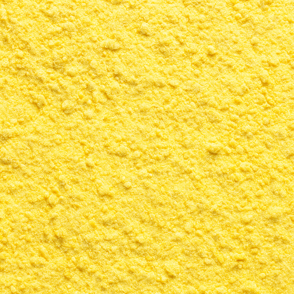 „Gefriergetrocknetes Bio-Mango Pulver in Nahaufnahme – 100 % Mango, intensiv fruchtig-süß, reich an Vitaminen und Antioxidantien, ohne Zusätze“