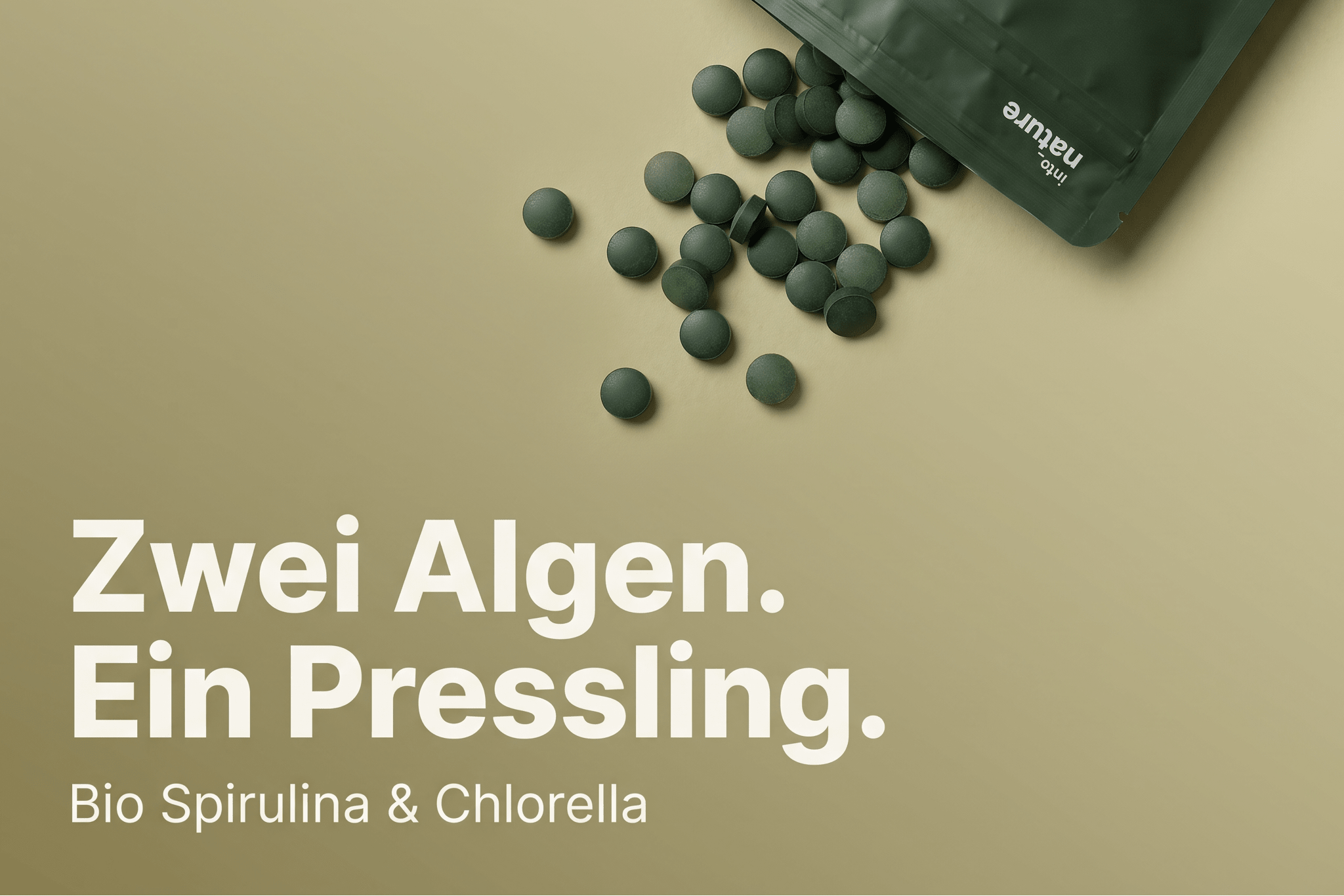Bio Spirulina & Chlorella Presslinge