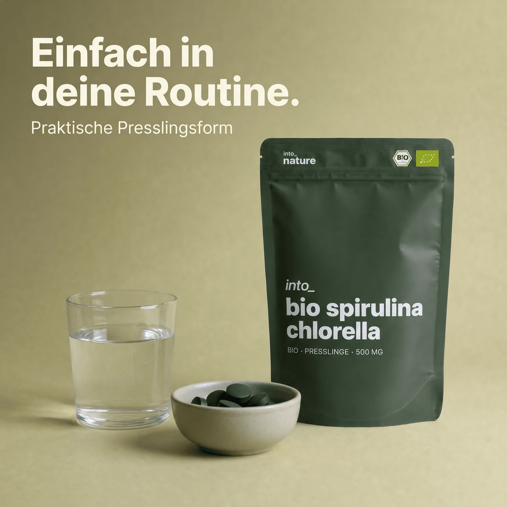 Bio Spirulina & Chlorella Presslinge