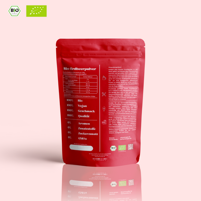 Bio-Erdbeerpulver gefriergetrocknet / 250g