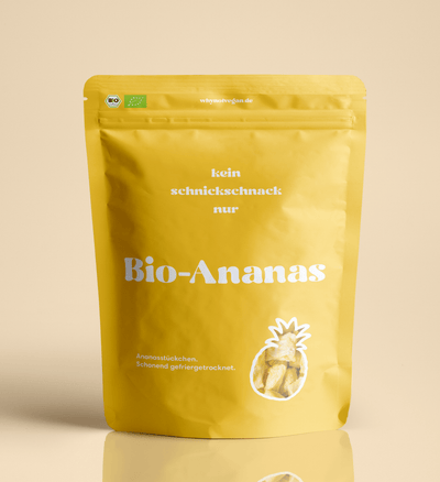 Bio-Ananasstückchen gefriergetrocknet-280g