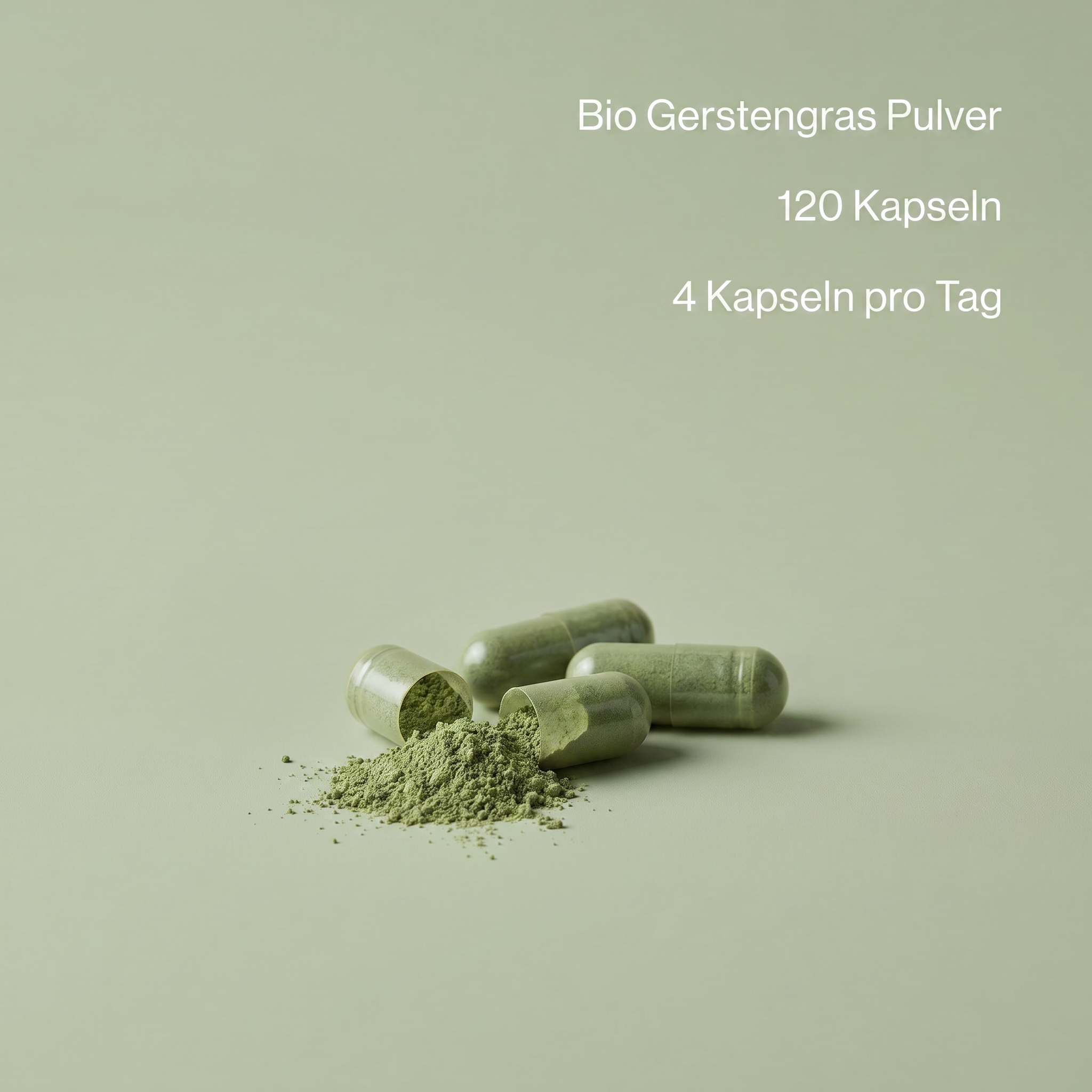 Bio Gerstengraspulver Kapseln